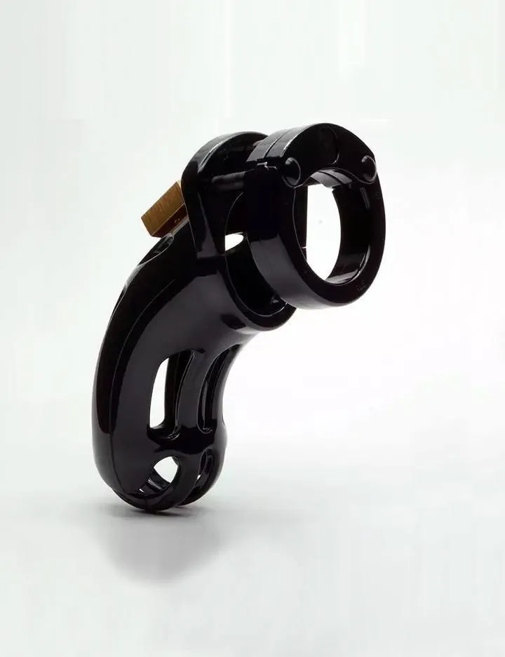 The Curve Male Chastity Device. Black