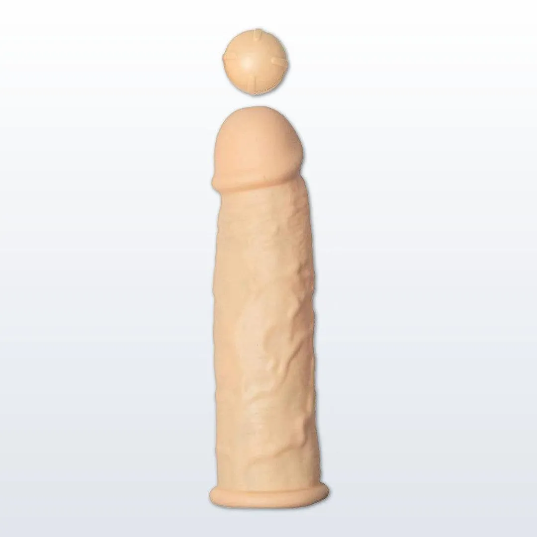 The Great Extender 1st Vibrating Penis Sleeve 6.5 - White