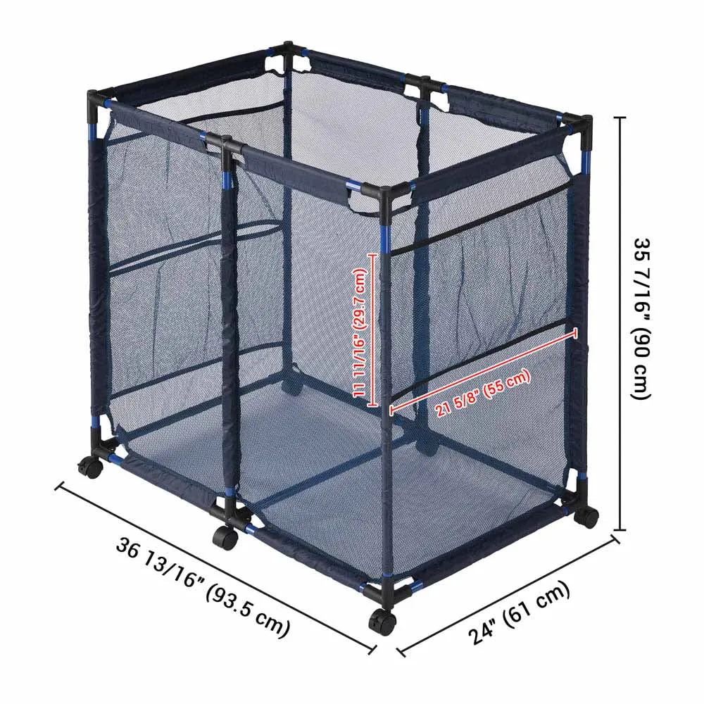 TheLAShop Pool Float Storage Bin Mesh with Pockets Large