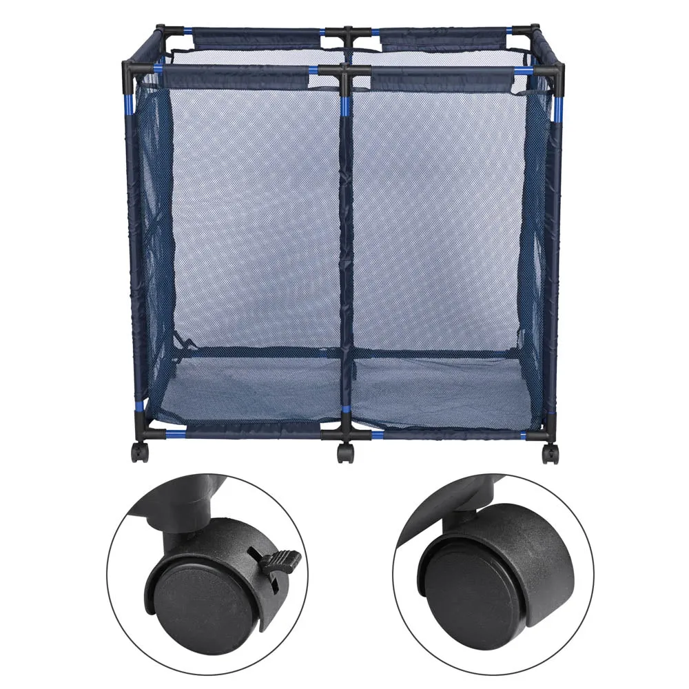 TheLAShop Pool Float Storage Bin Mesh with Pockets Large