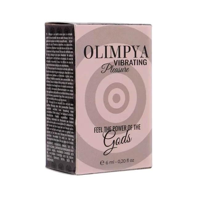 Ulei vibrator unisex OLIMPYA Vibrating Pleasure. pentru stimularea zonelor intime. cu efect puternic de furnicături. 6 ml (bej)