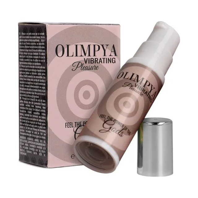 Ulei vibrator unisex OLIMPYA Vibrating Pleasure. pentru stimularea zonelor intime. cu efect puternic de furnicături. 6 ml (bej)