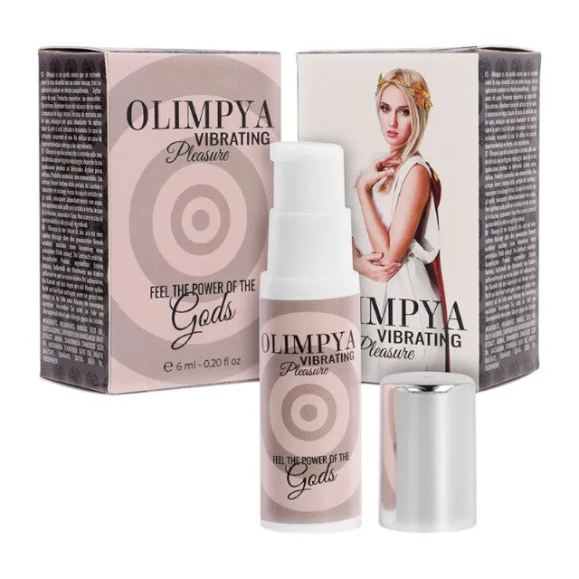 Ulei vibrator unisex OLIMPYA Vibrating Pleasure. pentru stimularea zonelor intime. cu efect puternic de furnicături. 6 ml (bej)