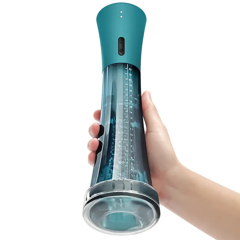 Vacuum Sucking Male Masturbator - Vibrating Penis Massage Silicone Pussy Sex Toy for Men