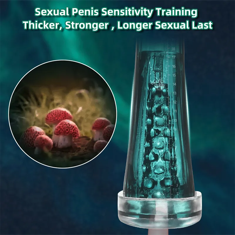 Vacuum Sucking Male Masturbator - Vibrating Penis Massage Silicone Pussy Sex Toy for Men
