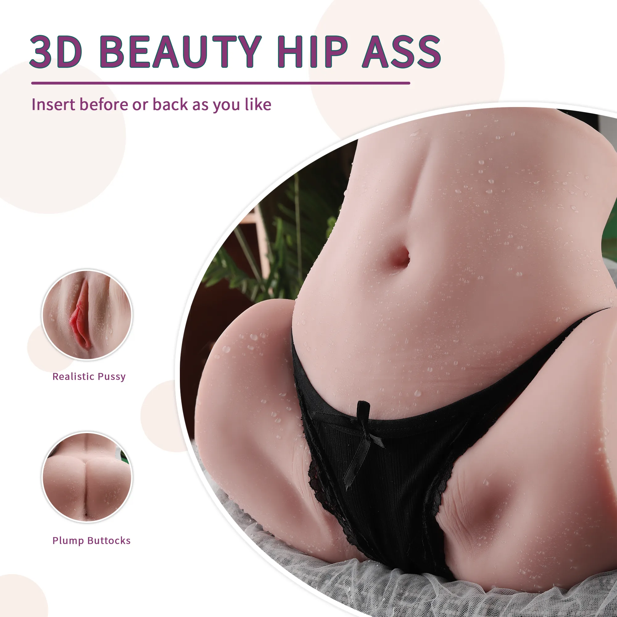 Vanessa: 17.4lb Realistic Life Size Sex Torso for Men