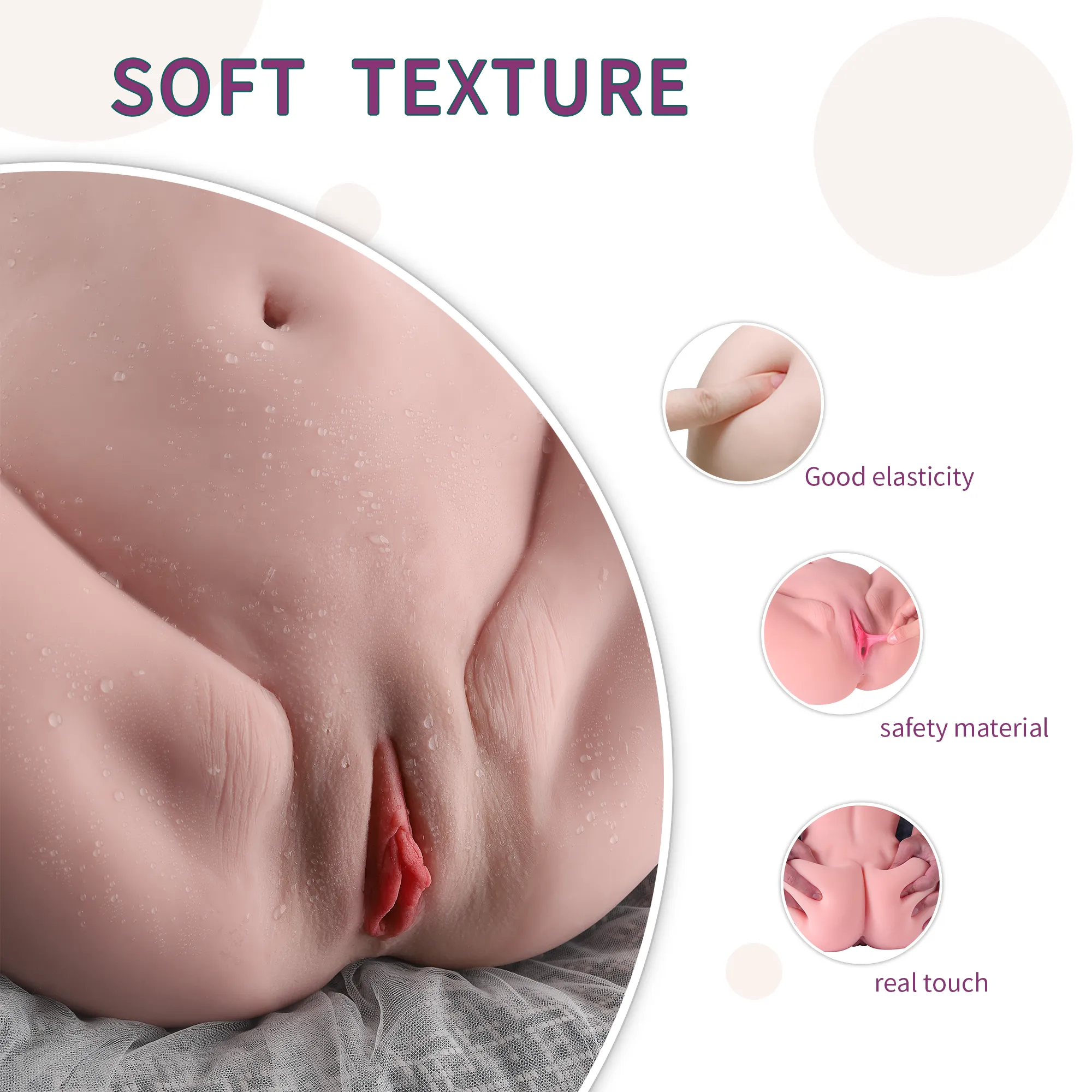 Vanessa: 17.4lb Realistic Life Size Sex Torso for Men