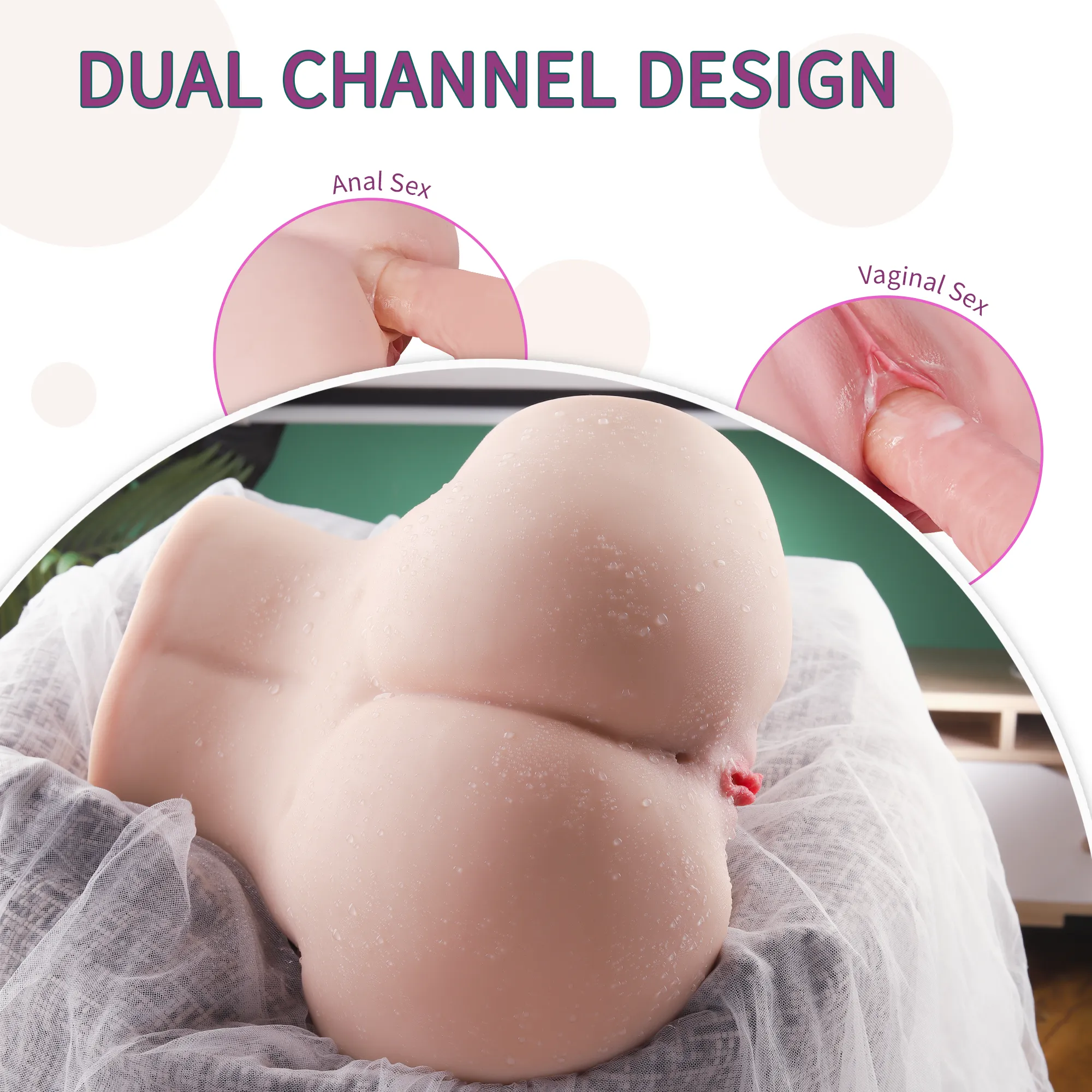 Vanessa: 17.4lb Realistic Life Size Sex Torso for Men