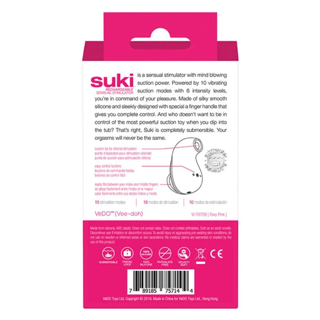 VeDO Suki - Pink Air Suction Clit Stimulator