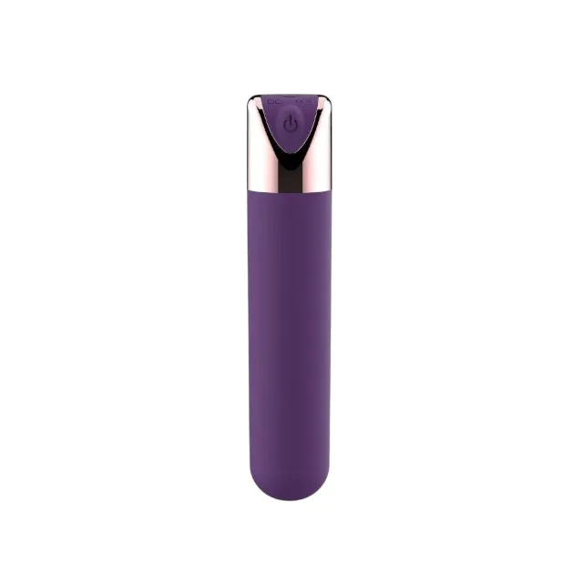 Vibrator bullet TOYZ4LOVERS Power Pocket Unforgettable Moments. 10 funcții de vibrație. 9 cm. mov