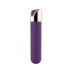 Vibrator bullet TOYZ4LOVERS Power Pocket Unforgettable Moments. 10 funcții de vibrație. 9 cm. mov