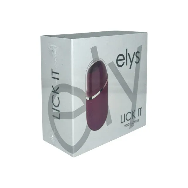 Vibrator TOYZ4LOVERS Elys Lick It. pentru clitoris și zone erogene. cu funcție de simulare sex oral. rezistent la apă. mov