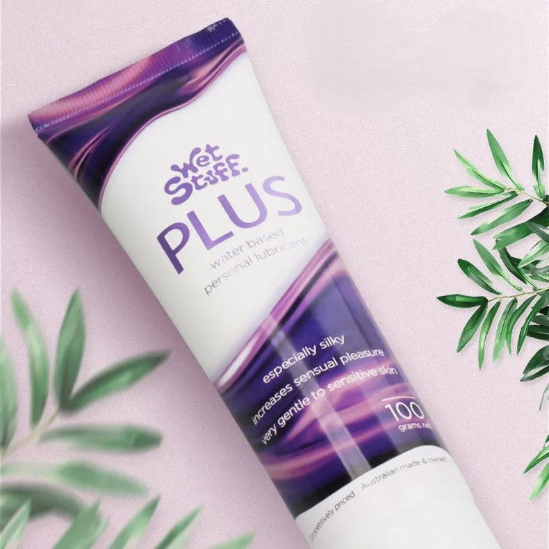 Wet Stuff Plus No-Rinse Water-Based Lubricant 100g