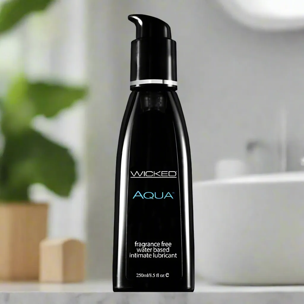 Wicked Aqua Fragrance Free Water Based Lubricant - Various Sizes