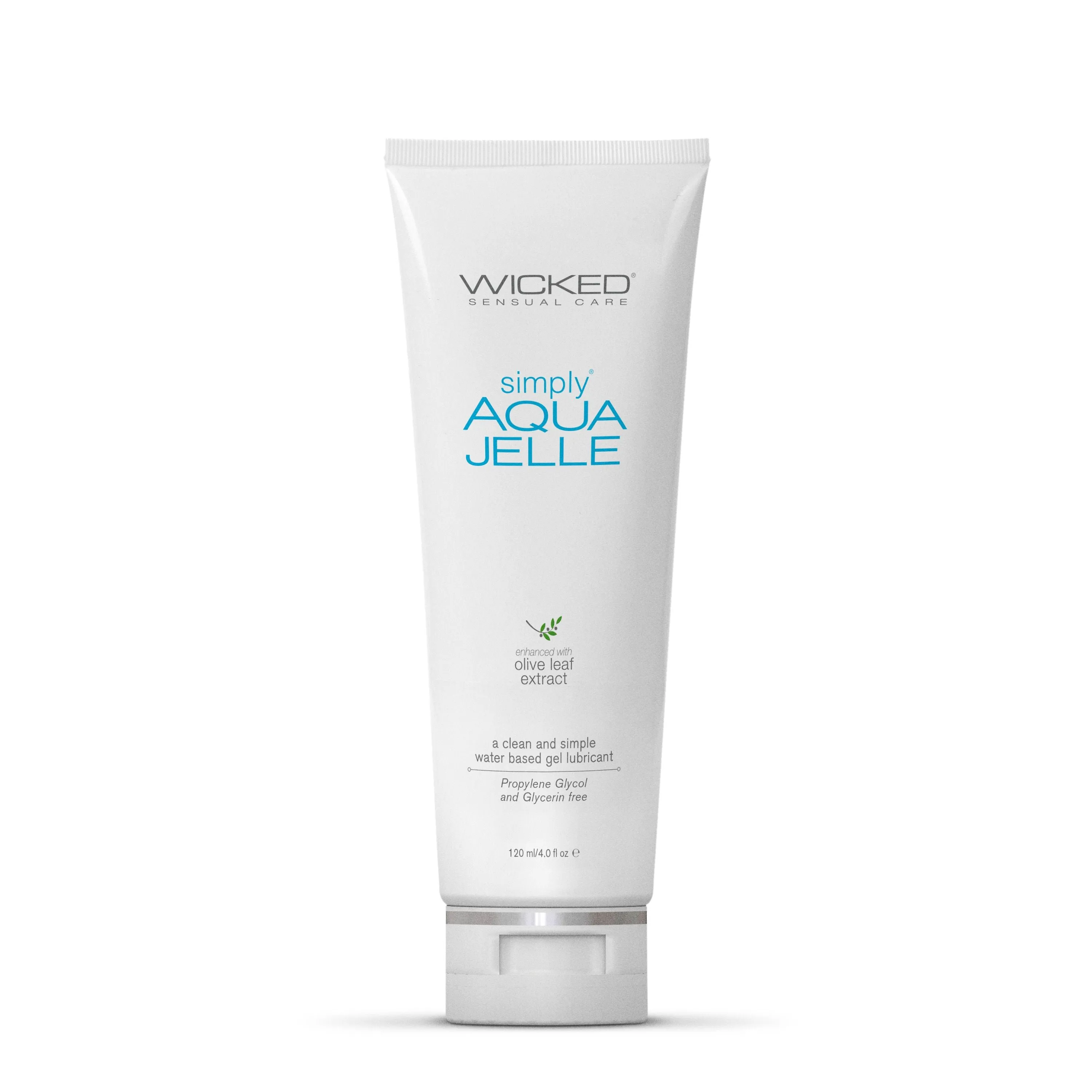 Wicked Simply Aqua Jelle Water Based Lubricant  4oz