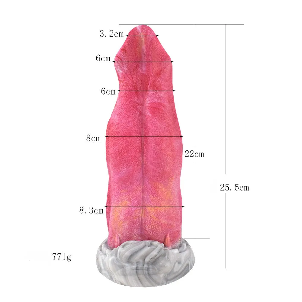 YOCY Pink Wolf Tongue Dildo
